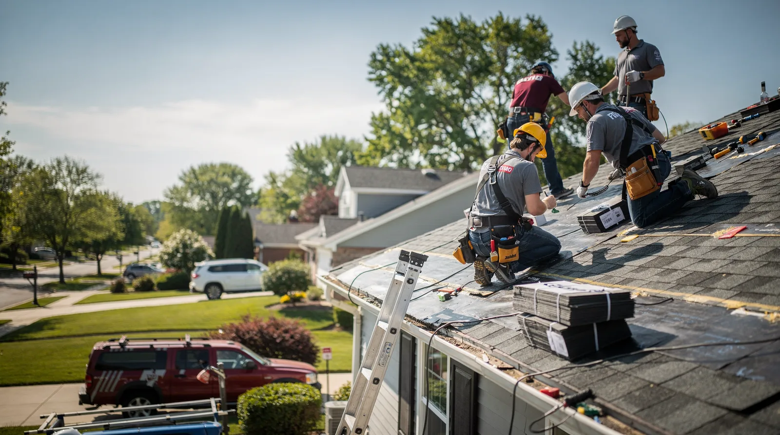 Roof Repair in Plum City, WI around you